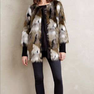 Plenty by Tracy Reese Faux Fur Coat
